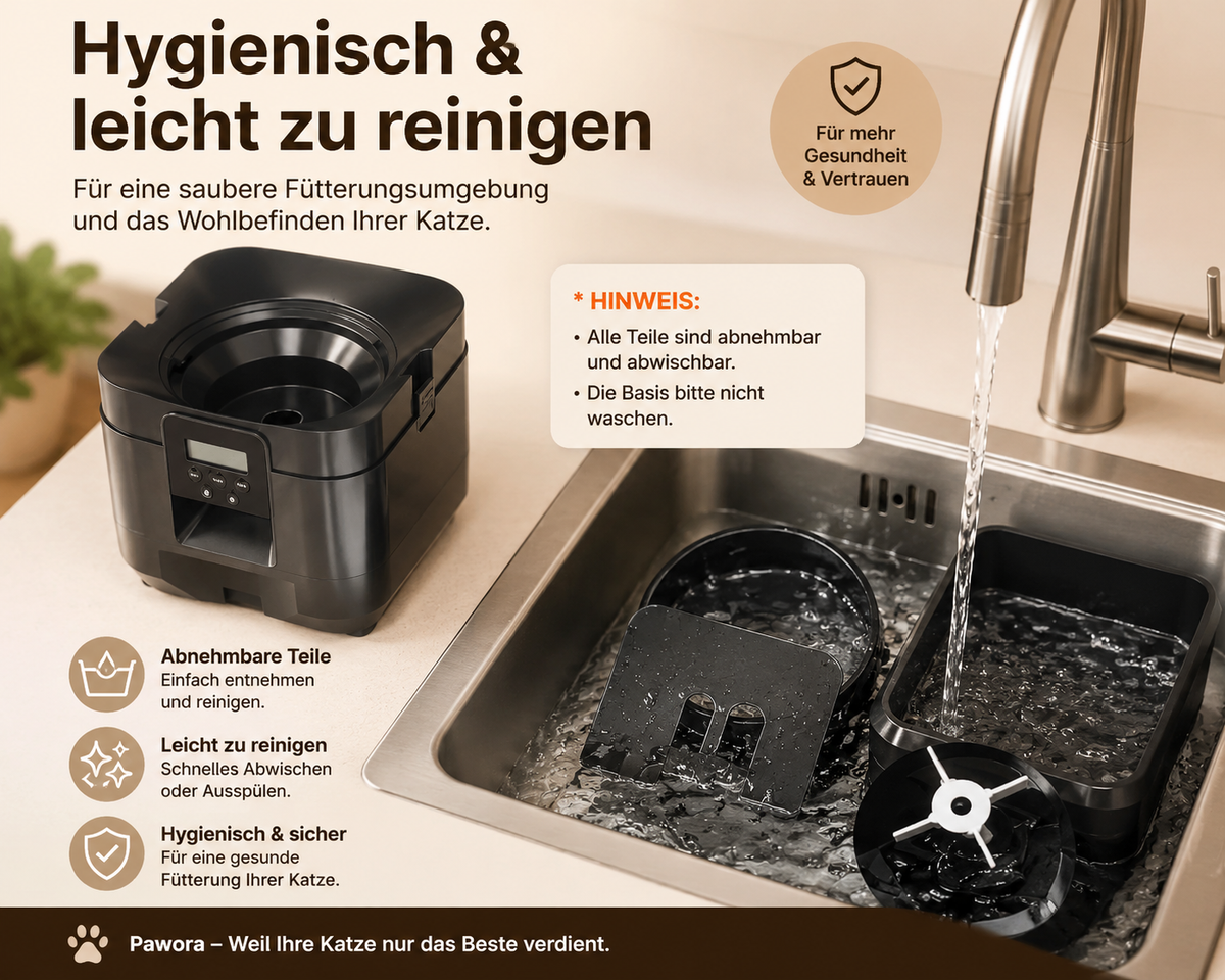 Pawora SmartFeeder – Intelligenter Futterautomat für Katzen & Hunde