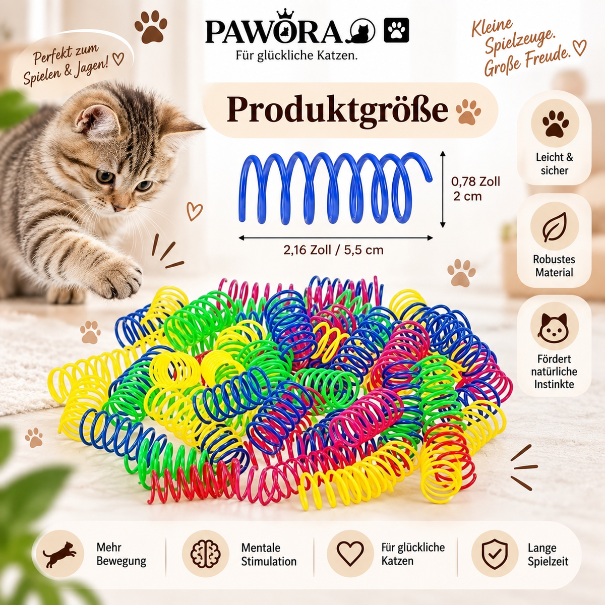 14-teiliges Katzenspielzeug-Set – Starter-Set für neugierige Katzen